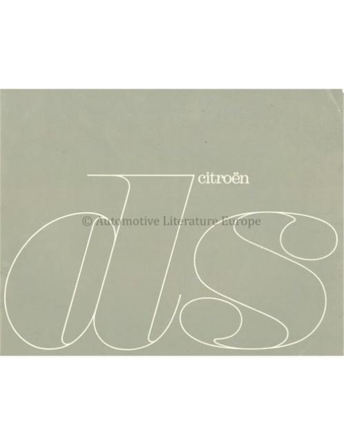 1963 CITROEN DS 19 BROCHURE NEDERLANDS, Boeken, Auto's | Folders en Tijdschriften