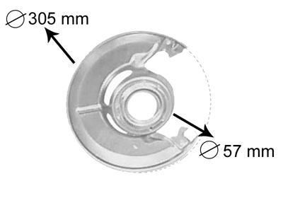 STOFSCHILD VOOR L/R | Mercedes w107, Mercedes w123, Auto-onderdelen, Carrosserie en Plaatwerk, Ophalen of Verzenden