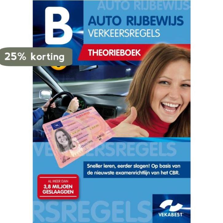 Auto rijbewijs B 9789067992039 VekaBest Verkeersleermiddelen, Boeken, Schoolboeken, Gelezen, Verzenden