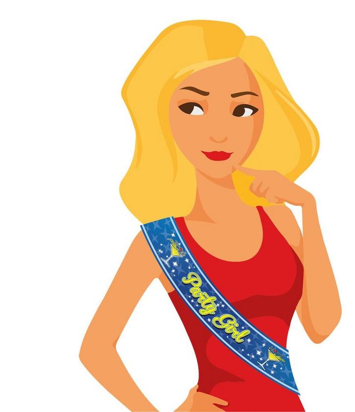 Sjerp Party Girl, Hobby en Vrije tijd, Feestartikelen, Nieuw, Verzenden
