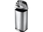 EKO - Della pedaalemmer 50 liter - Stainless steel Plastic -, Huis en Inrichting, Verzenden, Zo goed als nieuw