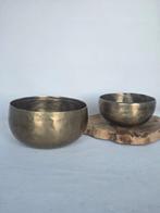 Klankschaal (2) - Verguld brons - 2000-2010 - Zeer laag &, Muziek en Instrumenten, Blaasinstrumenten | Blokfluiten, Nieuw