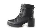 Mustang Veterboots in maat 41 Zwart | 10% extra korting, Verzenden, Zwart, Overige typen, Zo goed als nieuw