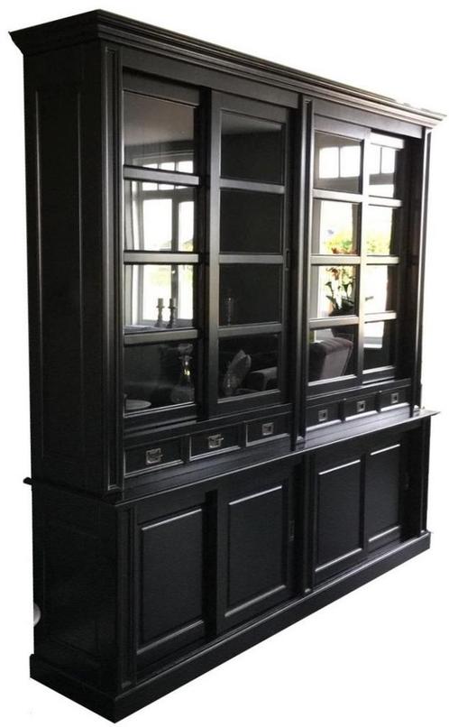 Buffetkast zwart - zwart Utrecht 260 x 240cm, Huis en Inrichting, Kasten | Buffetkasten, Ophalen of Verzenden