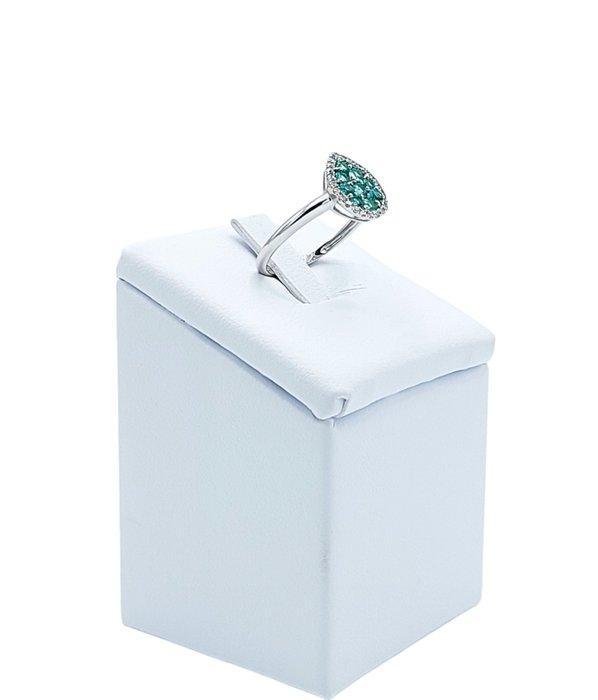 DonnaOro - Ring - 18 karaat Witgoud - 0.51ct. tw. Smaragd -, Sieraden, Tassen en Uiterlijk, Ringen