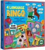 4 Language Bingo | eeBoo - Kinderspellen, Hobby en Vrije tijd, Gezelschapsspellen | Bordspellen, Nieuw, Verzenden