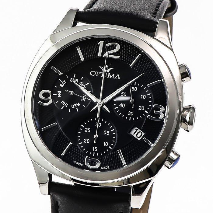 Optima - Swiss Chronograph - OSC449-SL-3 - Zonder, Sieraden, Tassen en Uiterlijk, Horloges | Heren