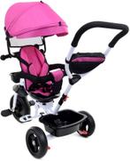 Driewieler - fiets - met duwstang en zonnekap - roze, Ophalen of Verzenden, Nieuw