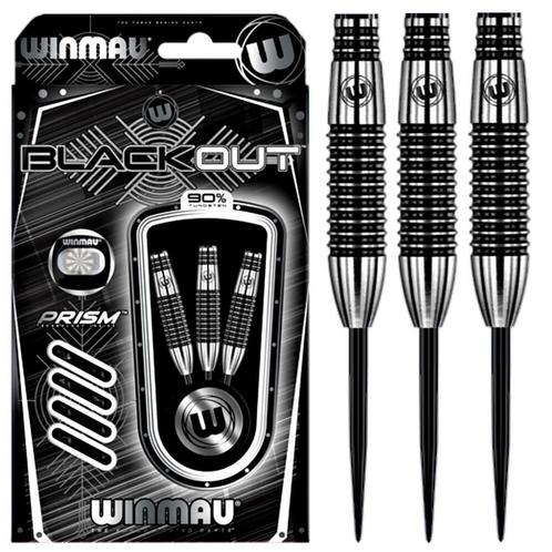 Winmau Blackout Bom 90% Dartpijlen 24-26 Gram, Sport en Fitness, Darts, Nieuw, Verzenden