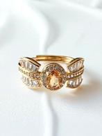 Zonder Minimumprijs - Ring Zilver - 0.56ct. tw. Saffier -, Nieuw