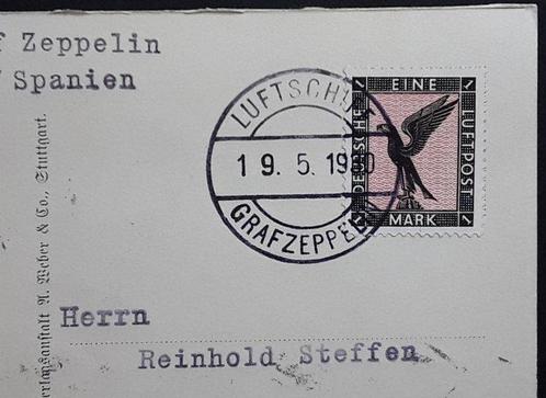 Duitse Rijk - Zeppelin document - Zuid-Amerika reis 1930, Postzegels en Munten, Postzegels | Europa | Duitsland