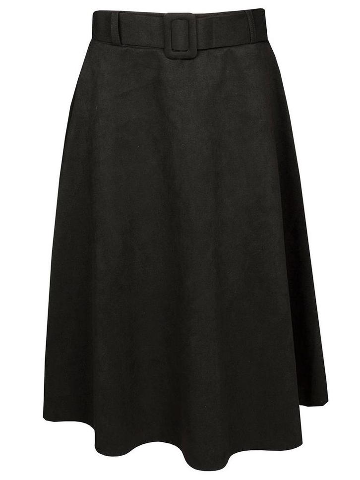Rok Suède Zwart, Kleding | Dames, Rokken, Verzenden