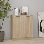 vidaXL Dressoir 60x30x70 cm bewerkt hout sonoma eikenkleurig, Huis en Inrichting, Verzenden, Nieuw, 50 tot 100 cm, 25 tot 50 cm
