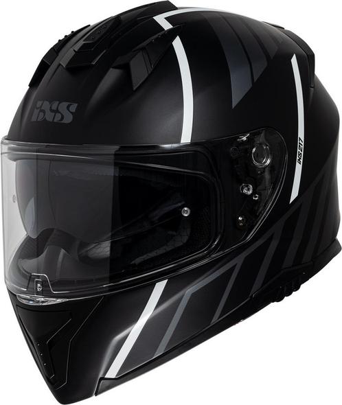 IXS iXS217 2.0 Mat Zwart Wit Integraalhelm, Motoren, Kleding | Motorhelmen, Integraalhelm, Heren, XXL, Nieuw met kaartje, Overige merken