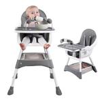 Draagbare baby kinderstoel met dubbel dienblad en speelrek, Verzenden, Nieuw