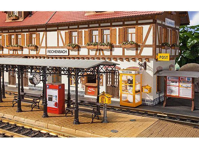 POLA 331745 Bahnhofs-Zubehör (Stations, Gebouwen Standaard), Hobby en Vrije tijd, Modelbouw | Figuren en Diorama's, Nieuw, Ophalen of Verzenden