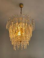 Lamp - Verguld messing - Vintage kroonluchter, Antiek en Kunst, Antiek | Lampen