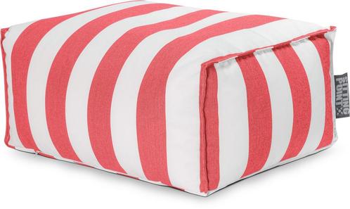 Outdoor Poef Santorin Roll - Rood, Huis en Inrichting, Banken | Voetenbanken en Poefen, Verzenden