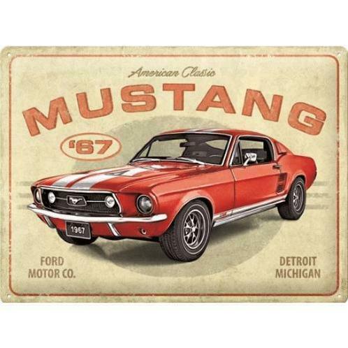 Grote collectie Ford Mustang metalen wandborden reclamebord, Verzamelen, Automerken, Motoren en Formule 1, Auto's, Nieuw, Verzenden