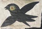 Corneille (1922-2010) - Le gentil corbeau, Antiek en Kunst