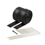 DEI Exhaust Wrap Kit - Black Titanium Wrap Locking Ties &, Ophalen of Verzenden, Nieuw