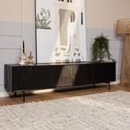 *WOONWINKEL* Starfurn Madison Mango Tv-meubel Zwart 210 Cm, Huis en Inrichting, Kasten | Televisiemeubels, Verzenden, Nieuw