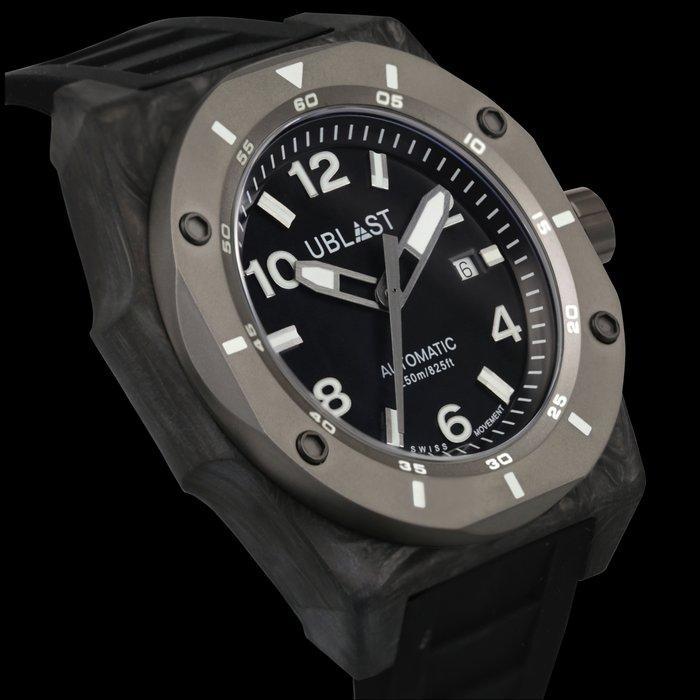 Ublast - Fusion - Forget Carbon & Titanium - UBFSNLE47BW -, Sieraden, Tassen en Uiterlijk, Horloges | Heren