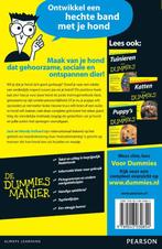 Honden opvoeden en trainen voor Dummies / Voor Dummies, Boeken, Verzenden, Zo goed als nieuw, Jack Volhard