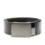 DTCH.FIT zwarte leren riem Virgil met - Maat: 95 cm, 95 tot 105 cm, Nieuw, Riem of Ceintuur, DTCH.FIT