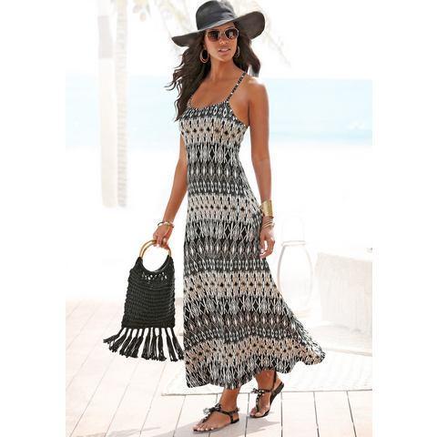 Lascana Maxi-jurk met etno print, zomerjurk, strandjurk,, Kleding | Dames, Badmode en Zwemkleding, Nieuw, Verzenden