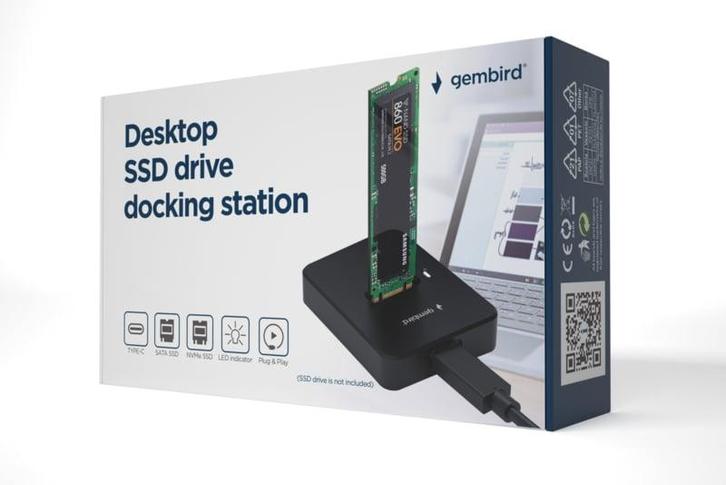 Docking station M.2 SSD SATA dockingstation USB 3.0 hardesch, Computers en Software, Overige Computers en Software, Nieuw, Verzenden
