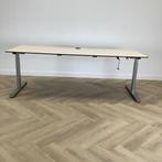 Eromes slingerbureau 200x80 cm, Ahorn - grijs, Ophalen of Verzenden, Gebruikt, Bureau