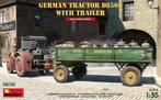 Miniart - 1/35 German Tractor D8506 With Trailer (7/21), Hobby en Vrije tijd, Modelbouw | Overige, Nieuw, 1:50 tot 1:144