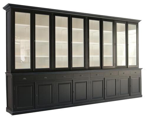 Buffetkast Dronten XXXL zwart - wit 400 x 240cm, Huis en Inrichting, Kasten | Buffetkasten, Ophalen of Verzenden