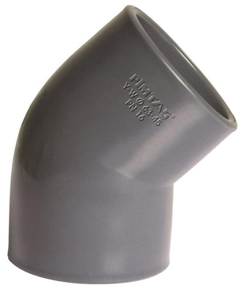 Pvc bocht 25mm 45 graden PN16 (Pvc materiaal), Tuin en Terras, Vijver-toebehoren, Overige typen, Nieuw, Verzenden
