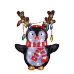 Kerstverlichting Buiten Penguin - L32 x B21 x H42 cm - Meerk, Verzenden, Nieuw