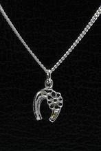 Zilveren Hoefje ketting hanger, Verzenden, Nieuw