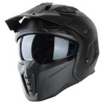 VINZ Kioto Streetfighter helm - Mat Zwart, Motoren, Kleding | Motorhelmen, Nieuw met kaartje, XL, Jethelm