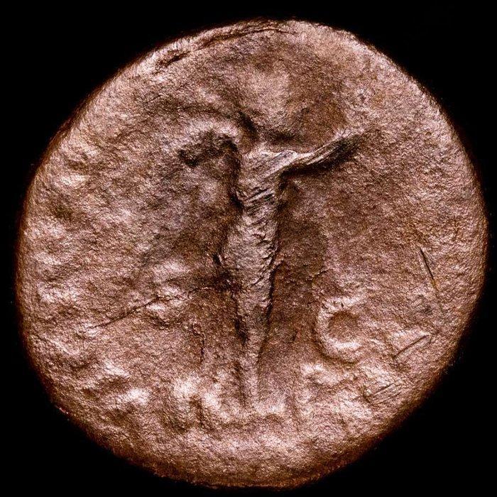 Romeinse Rijk. Vespasian (69-79 n.Chr.). As Lugdunum mint,, Postzegels en Munten, Munten | Europa | Niet-Euromunten