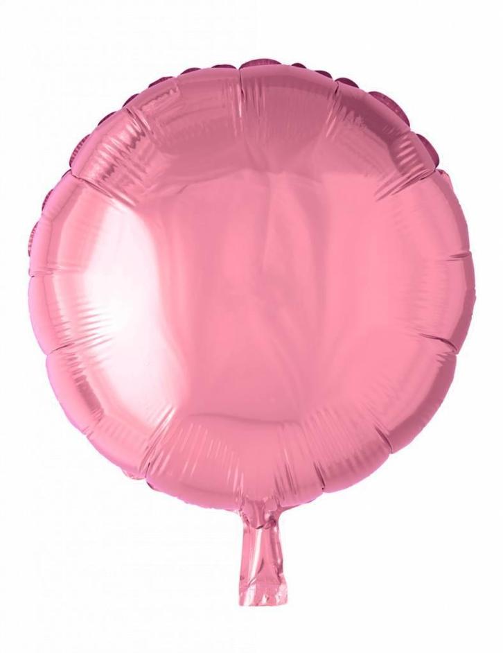 Helium Ballon Rond Lichtroze 46cm leeg, Hobby en Vrije tijd, Feestartikelen, Nieuw, Verzenden