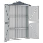 Tuinschuur 116x45x175 cm gegalvaniseerd staal grijs, Tuin en Terras, Tuinhuizen, Verzenden, Nieuw