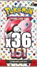 Pokemon Scarlet Violet 151 Booster Box (36 Packs), Hobby en Vrije tijd, Nieuw, Foil, Verzenden, Boosterbox