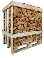 Berken ovengedroogd halve pallet haardhout gratis verzending, Minder dan 3 m³, Ophalen of Verzenden, Berkenhout, Blokken