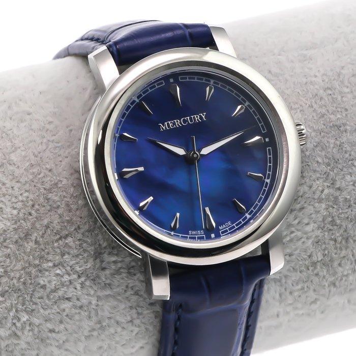 Mercury - Swiss Made - ME380-SL-9 - Blue Strap - Zonder, Sieraden, Tassen en Uiterlijk, Horloges | Heren