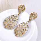 Zonder minimumprijs - Oorbellen Zilver - Citrien -, Sieraden, Tassen en Uiterlijk, Oorbellen, Nieuw