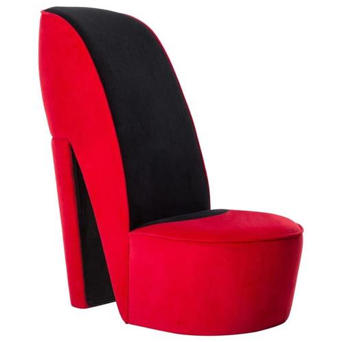 Hakstoel Rood - Fluweel | Tweedekansje | OP = OP, Huis en Inrichting, Stoelen, Rood, Nieuw, Stof, Ophalen of Verzenden