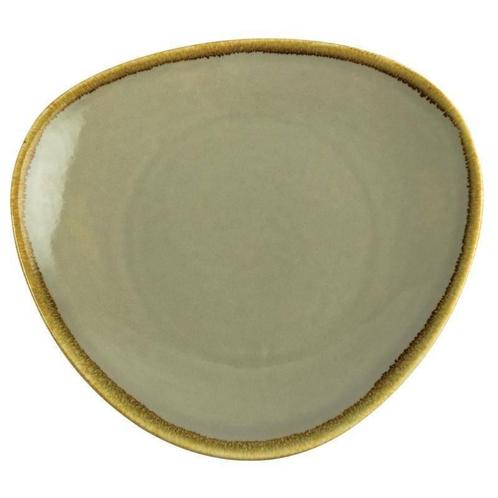 Kiln Driehoekige Borden | Mosgroen | 28cm | 4 stuks, Zakelijke goederen, Horeca | Overige, Verzenden