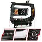 ANZO GMC SIERRA 1500 14-15 2500H/15-19 Projector Headlight, Auto-onderdelen, Verlichting, Ophalen of Verzenden, Nieuw
