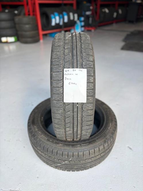 215/60/17C NOKIAN WR C 7MM 2 STUKS 140,-, Auto-onderdelen, Banden en Velgen, 17 inch, ARN erkend, BOVAG lid, Stiba lid, Erkend duurzaam