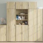 vidaXL Opbergkast 70x42,5x225 cm bewerkt hout sonoma, Huis en Inrichting, Kasten | Buffetkasten, Minder dan 50 cm, Nieuw, Overige houtsoorten